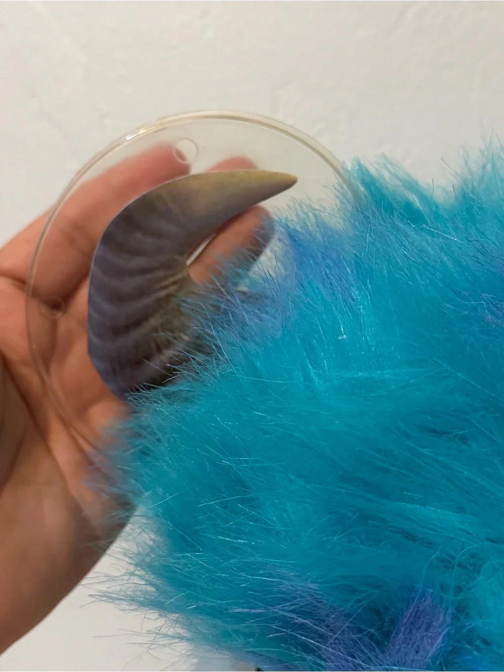 Disney Pixar Monsters Inc Sully Hat Furry Ears Horns